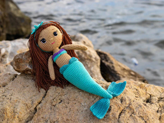 The Eco-Friendly Crochet Mermaid Doll by BegomvilCrafts