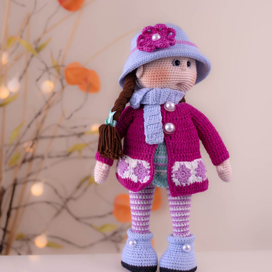 Amigurumi Doll Emma, Crochet Doll, Knitted Dolls, Crochet Doll Amigurumi