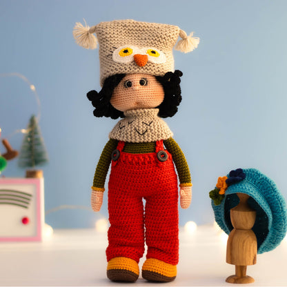 Amigurumi Doll Sophia, Crochet Doll, Knitted Dolls, Christmas Amigurumi, Soft Doll