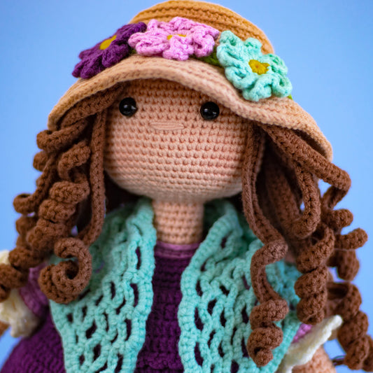 Cute Crochet Dolls with Dresses, Handmade Beautiful Amigurumi Dolls