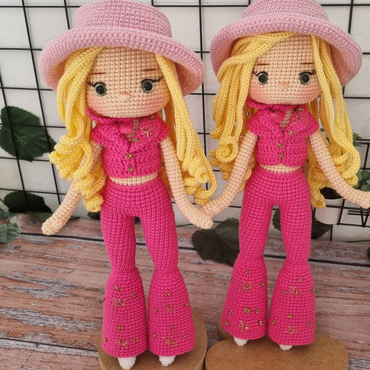 Amigurumi Barbie Doll, Crochet Barbie Doll, Granddaughter Gift