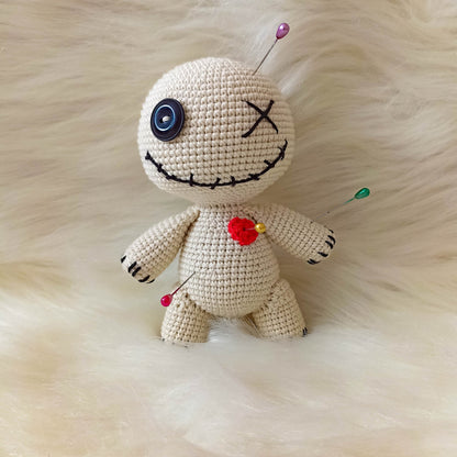 Voodoo Doll Crochet, Halloween Decor Indoor, Scary Doll