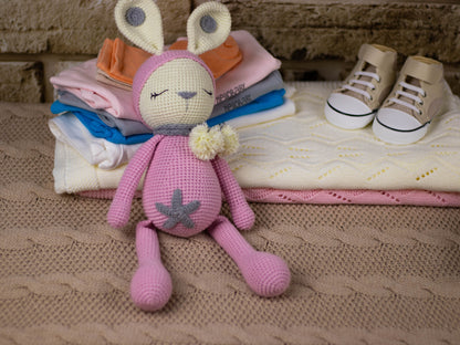 Amigurumi Bunny, Crochet Bunny Doll Plush