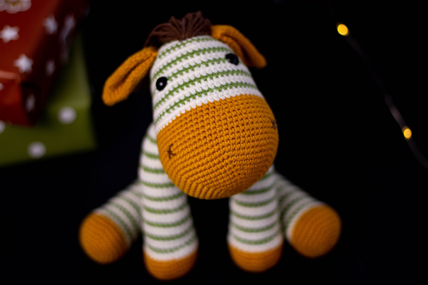 Crochet Zebra Doll, Amigurumi Zebra Toy