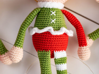 Crochet Boy Doll, Elf Kid, Crochet Elf Doll