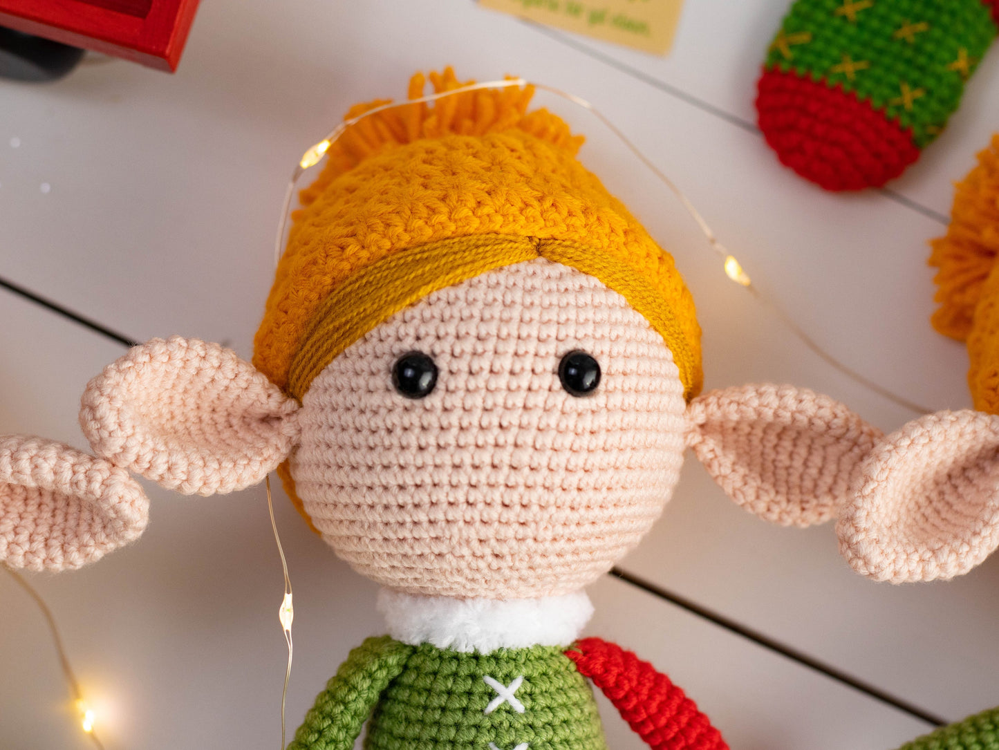 Crochet Boy Doll, Elf Kid, Crochet Elf Doll