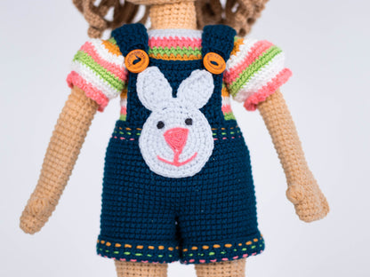 Amigurumi Doll Finished, Handmade Doll for Girl,Hand Knit