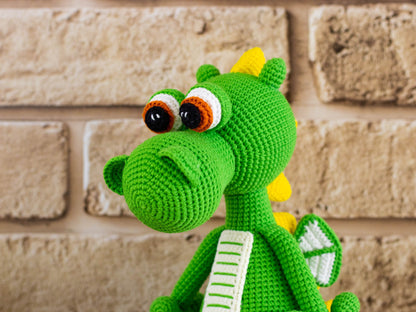 Crochet Dinosaur Plush, Dragon Plush,Knit Dinosaur, Gift