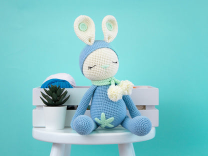 Amigurumi Bunny, Crochet Bunny Doll Plush