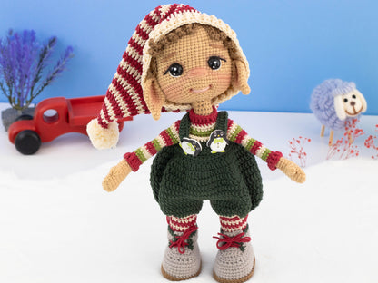 Crochet Boy Doll, Crochet Doll for Sale, Amigurumi Doll Finished