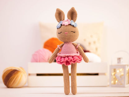 Crochet Bunny Plush, Crochet Animals, Amigurumi Bunny
