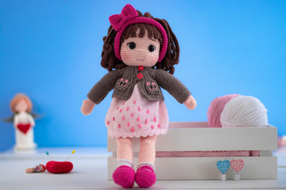 Crochet Dolls for Sale, Knit Doll, Amigurumi Doll Finished, Handmade Doll for Girls