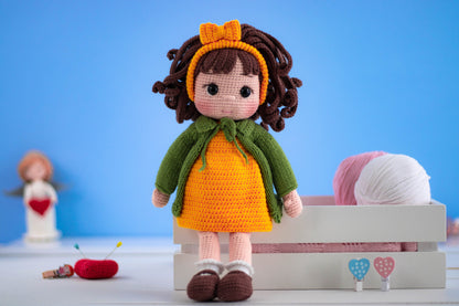 Crochet Dolls for Sale, Knit Doll, Amigurumi Doll Finished, Handmade Doll for Girls