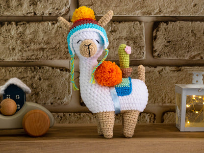 Crochet Llama, Crochet Animals Plush, Llama Amigurumi, Knit Llama, Crocheted Animals, Crochet Llamas Sale, Knitted Decor, Crochet Plushie