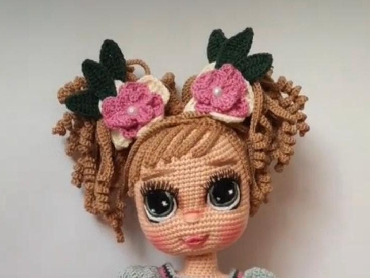 Crochet Doll Wilma, Doll for Sale, Knit Dolli Handmade Doll for Girls