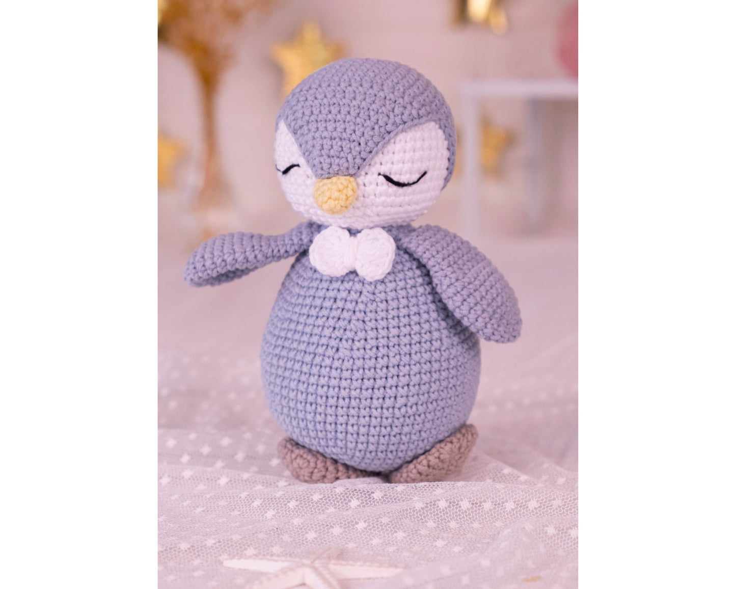 Crochet Penguin Plush, Amigurumi Penguin Plushie