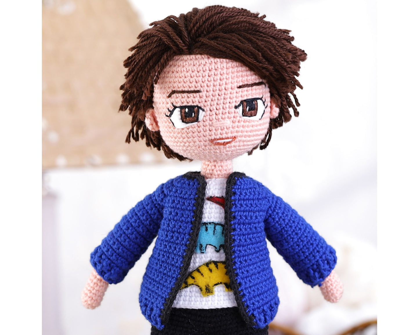 Crochet Boy Doll Realistic, Amigurumi Boy Doll Inspired From Real People