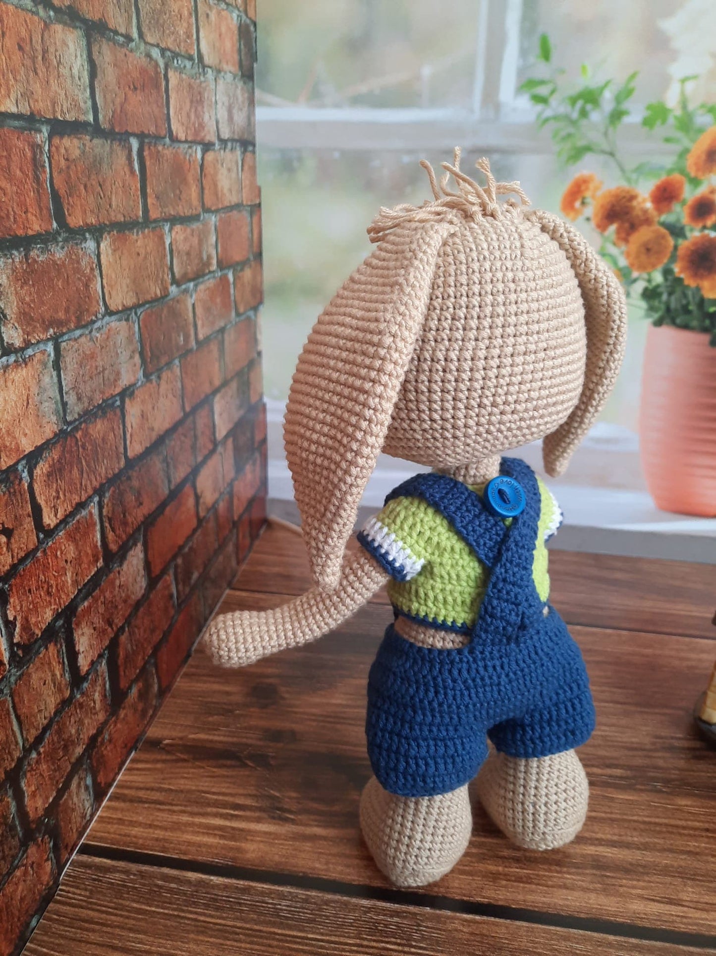 Amigurumi Bunny, Crochet Bunny Doll Plush, Crochet Rabbit Doll, Handmade Bunny Doll, Knit Bunny Plushie, Crochet Bunny Toy, Bunny Crochet