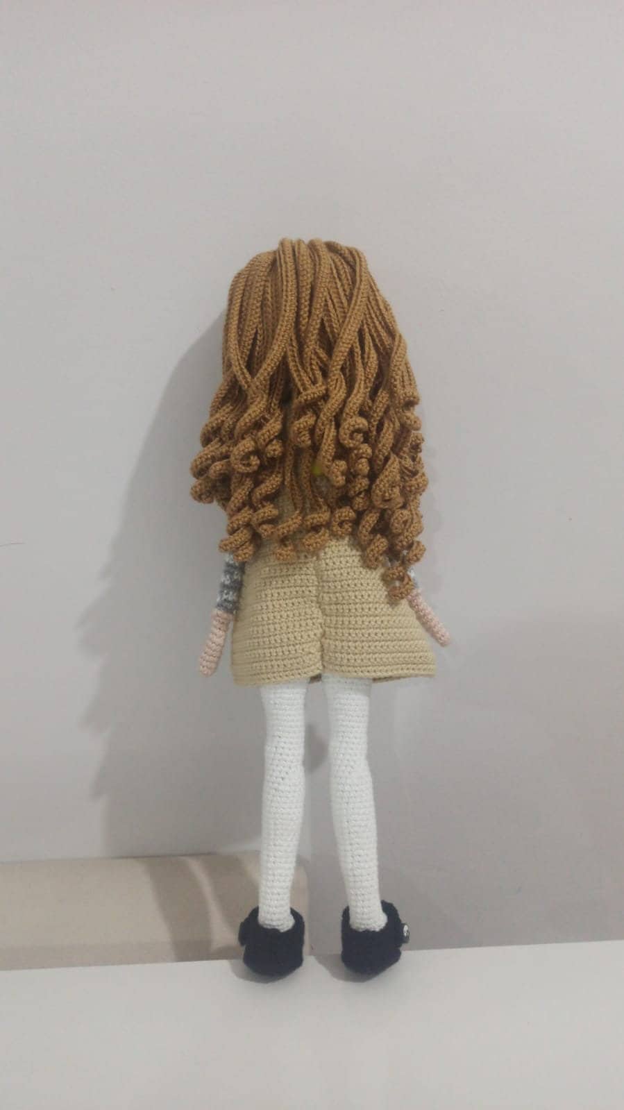Amigurumi Doll with Long Hair, Christmas Amigurumi, Crochet Doll