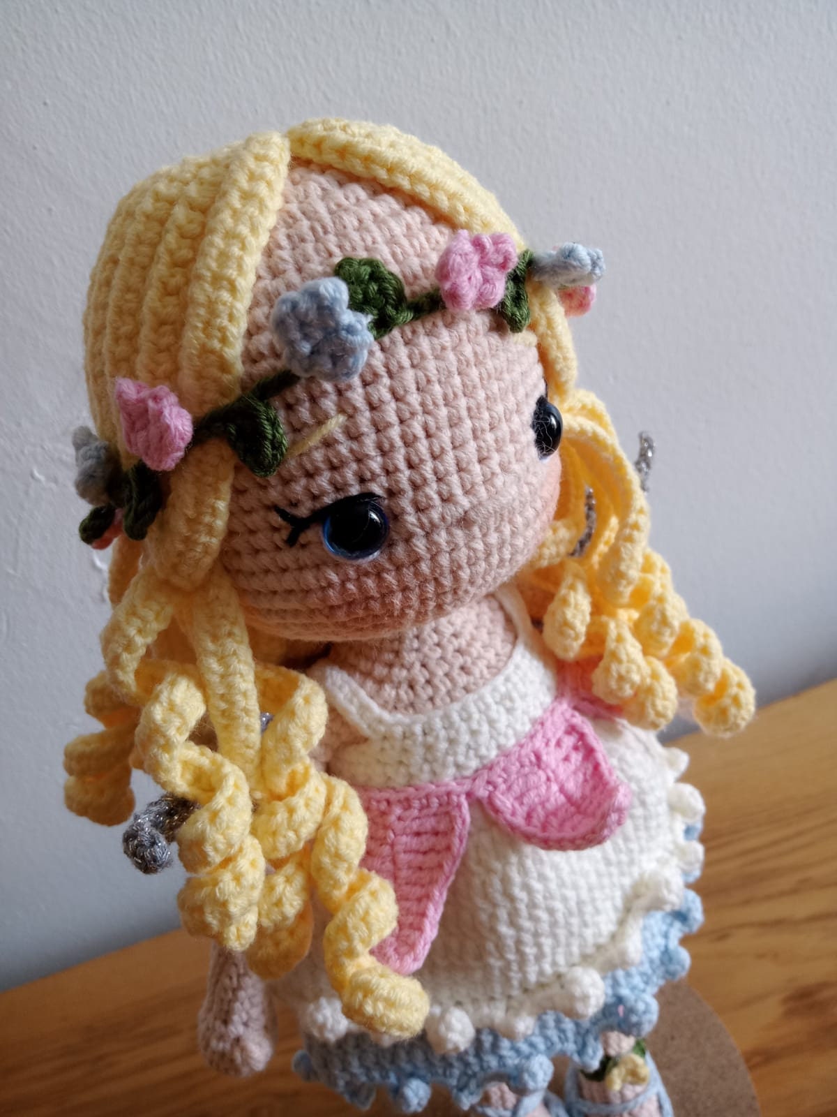 Amigurumi Doll Fairy Girl, Knitted Doll, Knitted Dolls, Handmade Doll, Beautiful Doll