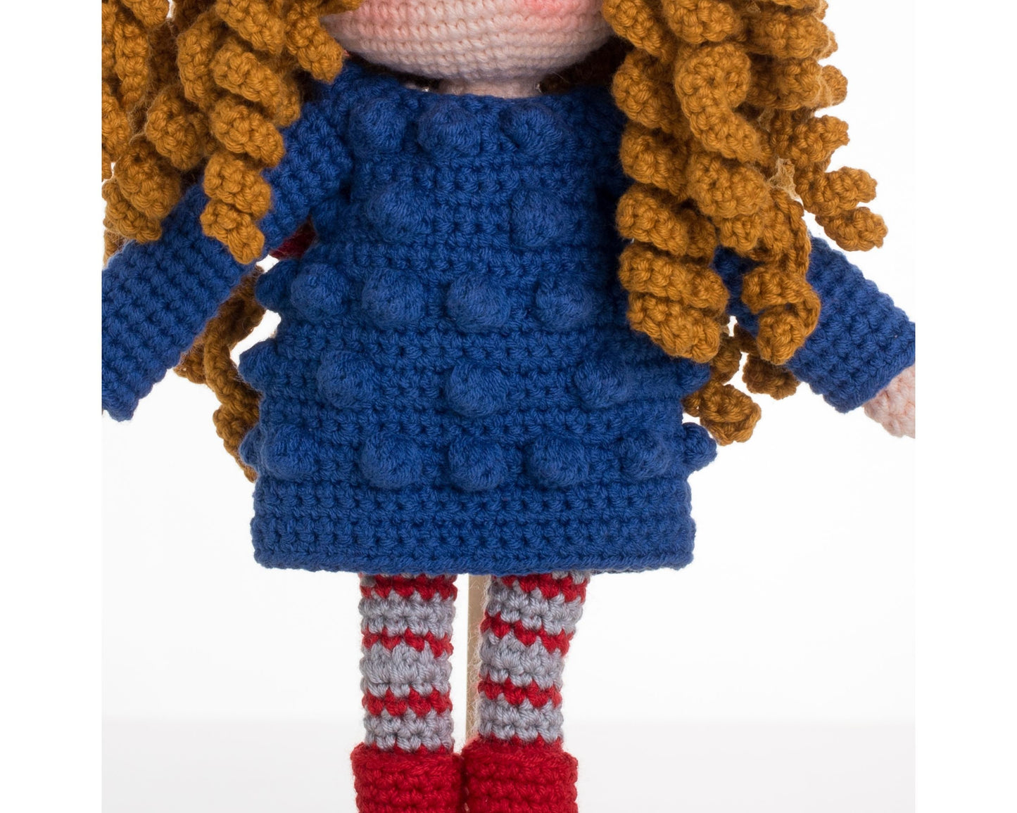 Curly Hair Doll, Crochet Doll, Amigurumi Doll, Granddaughter Gift, Daughter Gift, Christmas Doll, Handmade Doll, Knitted Dolls, Stuffed Doll