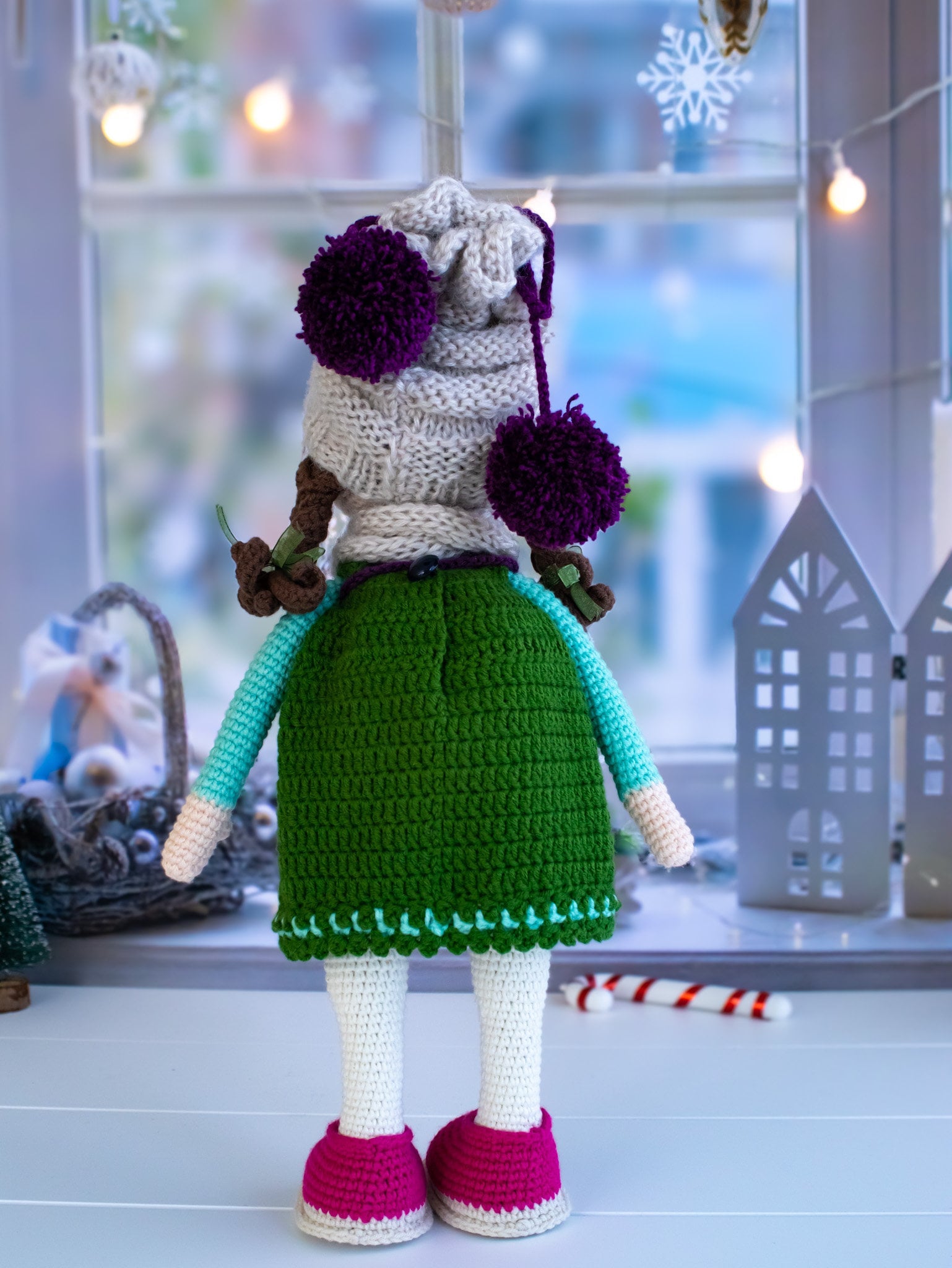 Crochet Doll Dora, Amigurumi Doll, Christmas Amigurumi, Crochet Amigurumi, Knitted Doll, Handmade Doll, Daughter Gift, Best Christmas Gift