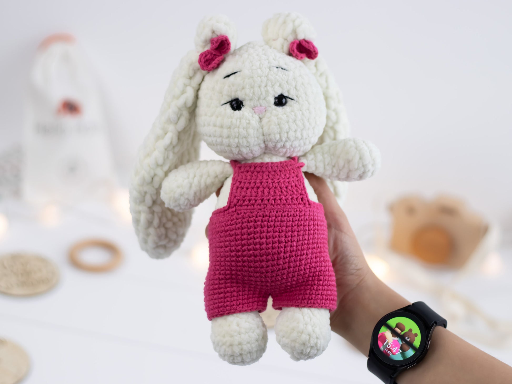 Crochet Bunny, Amigurumi Bunny, Knitted Bunny, Stuffed Bunny, Plush Bunny, Knit Bunny, Bunny Toy, Bunny Plush, Red Bunny, Baby Shower Gift