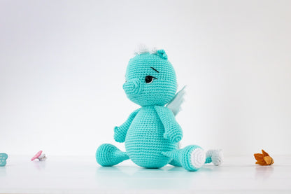 Crochet Dragon, Dragon Plushie, Dragon Plush, Crochet Dinosaur, Dinosaur Plushies, Crochet Dino, Amigurumi Dragon, Dinosaur Plush, Gift